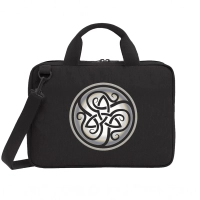 Sac Porte-Ordinateur Écoresponsable 15" en Coton Recyclé – Motif Triskel